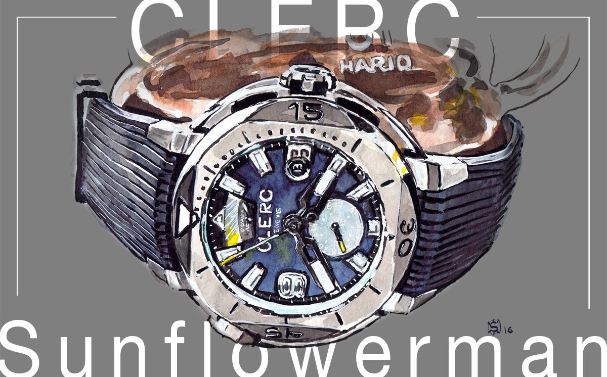 CLERC x Sunflowerman Open Watercolors Andy Green and the